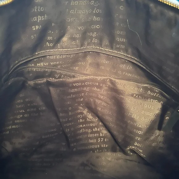 Kate spade kitty print Emma lane leather bag. VHTF. - Picture 5 of 9